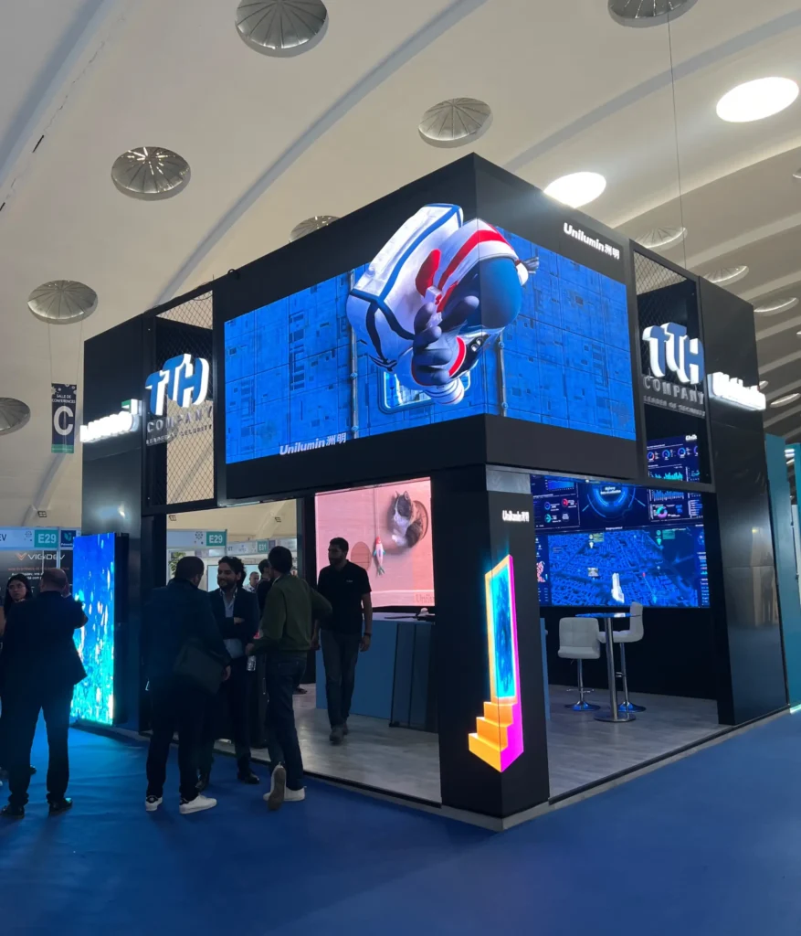 Stand TTH Company et murs LED Unilumin, GITEX Africa, Marrakech