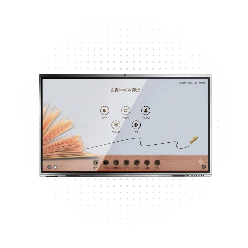 Écran interactif 86 pouces Pro EDLA Weonex WX-HP086-55H Android 13 certifié Google