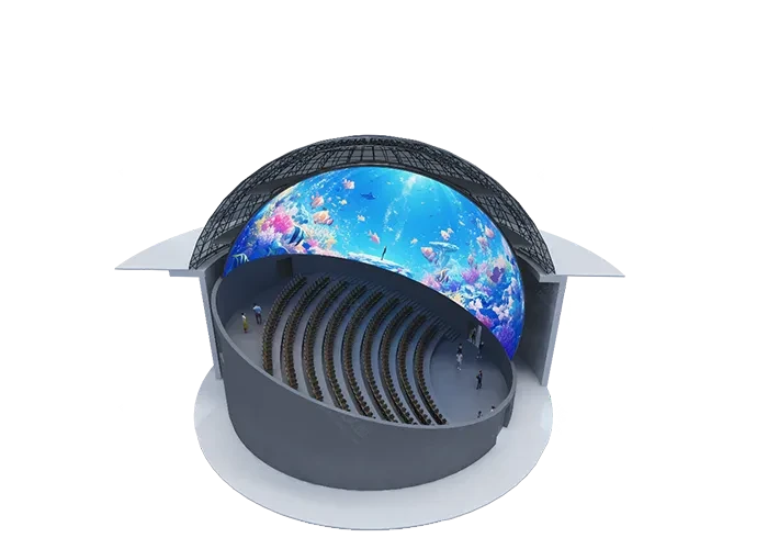 Écran LED immersif en dôme Unilumin U-Sphere Cinema Écran LED immersif en dôme Unilumin U-Sphere Cinema