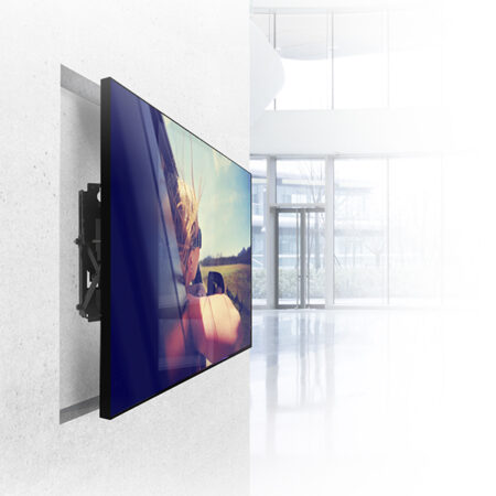 Support mural pop-out avec micro-réglage B-Tech BT8309, affichage led hôtel