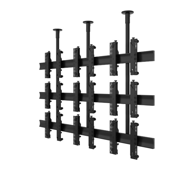 Système de fixation plafond pour mur d'images B-Tech BT8342, led video wall installation Système de fixation plafond pour mur d'images B-Tech BT8342, led video wall installation