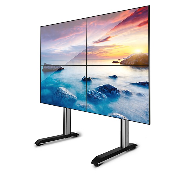 Pied autoportant pour mur d'images B-Tech BT8370, vue 2 Pied autoportant pour mur d'images B-Tech BT8370, vue 2