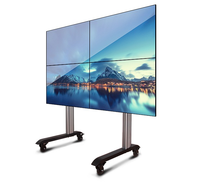 Pied mobile pour mur d'images B-Tech BT8371, vue 2 Pied mobile pour mur d'images B-Tech BT8371, vue 2