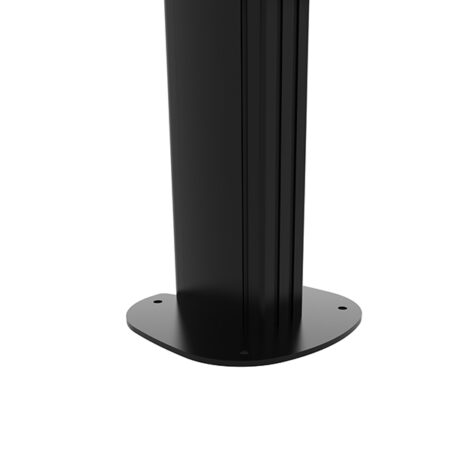 Pied à visser au sol universel System Xpress pour mur LED B-Tech BT9272, affichage led retail