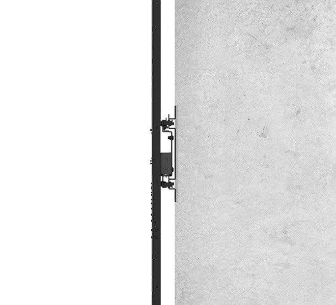 Support mural universel pour mur LED dvLED B-Tech BT9340, vue 2 Support mural universel pour mur LED dvLED B-Tech BT9340, vue 2