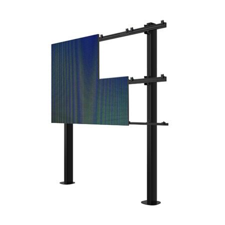 Kit pied à visser au sol pour mur LED 27" B-Tech BTXPS27-B, led display retail