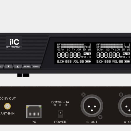 Système de micros sans fil ITC KT-M59U, micro sans fil ITC KT-M59U