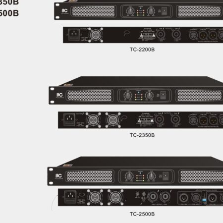Amplificateur professionnel ITC TC-2200B / TC-2350B / TC-2500B, amplificateur professionnel ITC TC-2200B