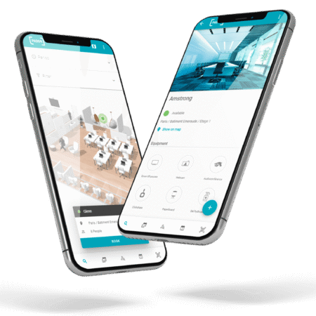 Logiciel de gestion des espaces de travail PADS4 Workspace, affichage numérique maroc